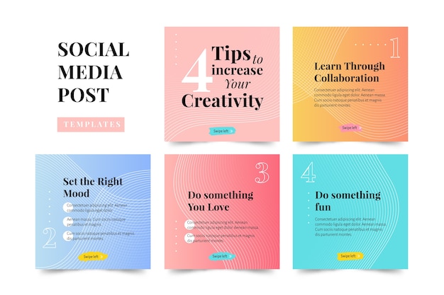 Boost je creativiteitstips instagram postverzameling