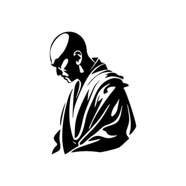 Vector boost your brand with this monk logo