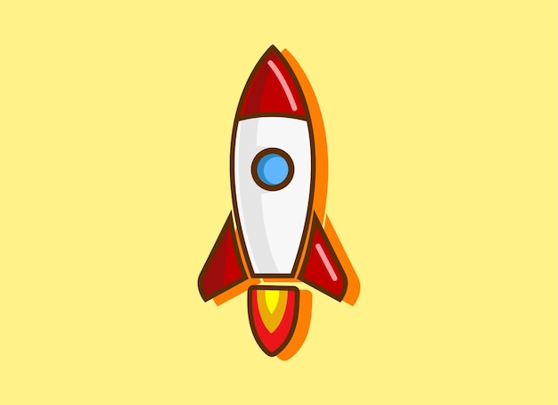 Booster logo, шаблон дизайна логотипа rocket.