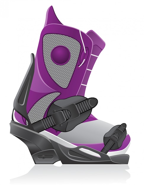Vector boot and binding for snowboarding