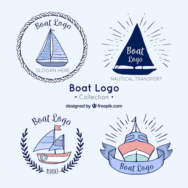 Boot logo collectie