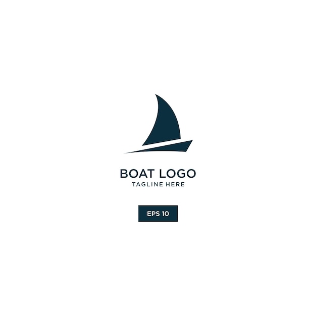 Boot logo pictogram ontwerp sjabloon vectorillustratie