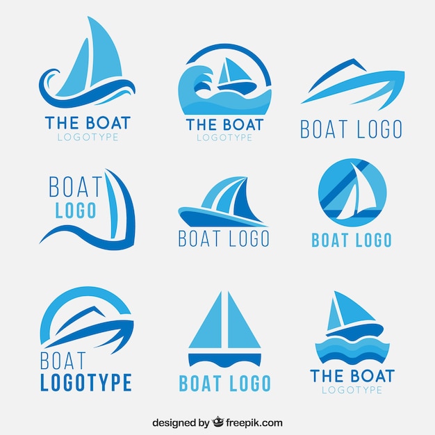 Vector boot logos