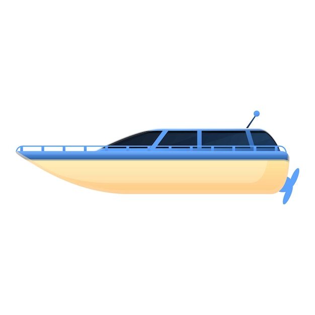 Boot speelgoed afstandsbediening pictogram cartoon van boot speelgoed afstandsbediening vector pictogram voor webdesign geïsoleerd op een witte achtergrond