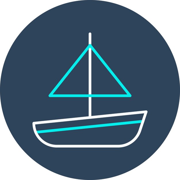 Boot vector icoon Kan worden gebruikt voor Kinderen speelgoed icoon set
