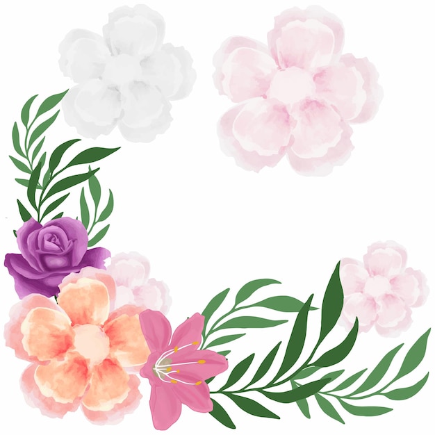 border floral illustration