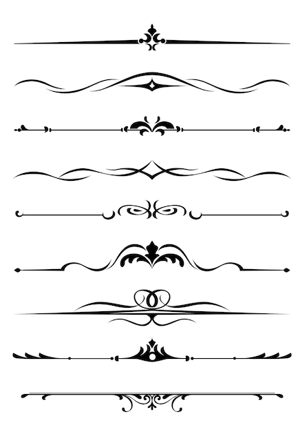 Vector borders and monograms