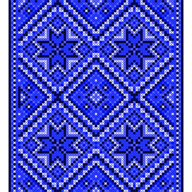Borduurwerk. Oekraïense nationale ornamentdecoratie. vector illustratie