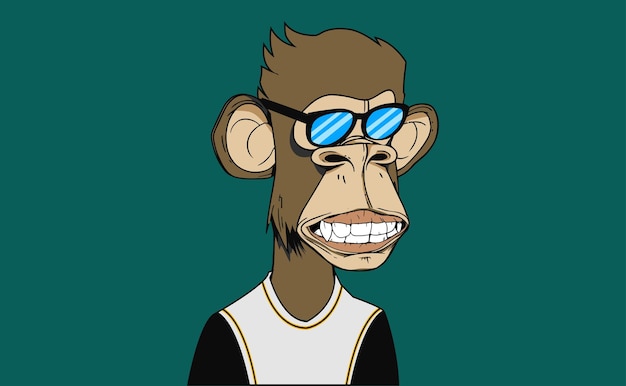 Bored Ape met Pirates Shirt-bril