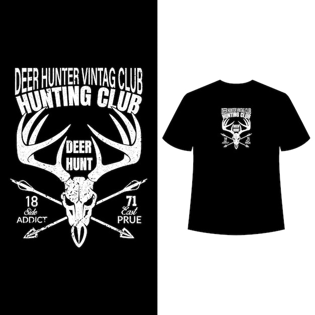사냥을 위해 태어난 강제 사냥 tshirt 디자인