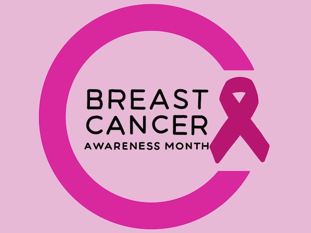 borstkankerdag en roze lintje samen staan we sterker