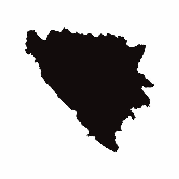 Bosnia vector country map