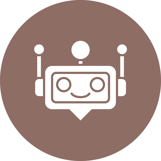 Bot icon vector afbeelding Kan worden gebruikt voor Social Media Agency