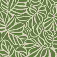 Vector botanical abstract pattern