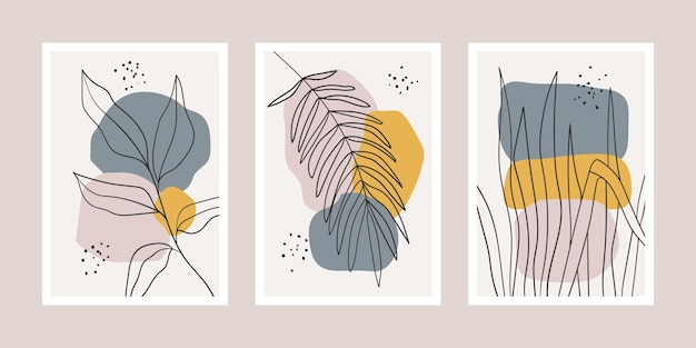 Botanical art poster