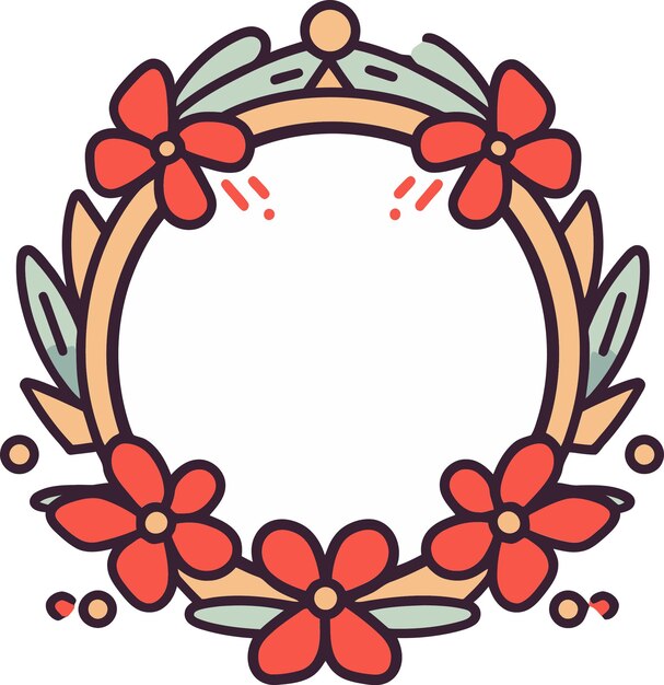 Vector botanical beauty in vectors ornamental medleyholiday hoops harmony digital ornamentation