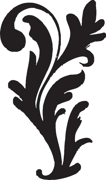Ботаническое Блаженство Цветочный Декоративный Элемент Вектор Икона Дизайн Логотипа