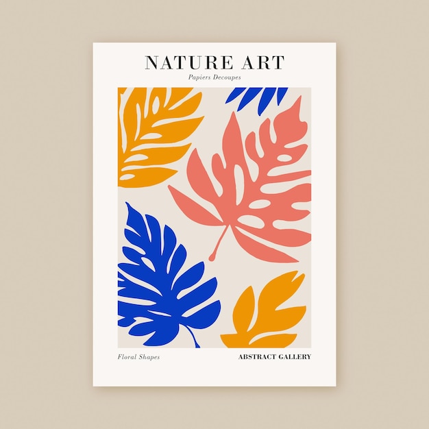 Botanical Cutouts Composition Matisse Style Printable Art Print