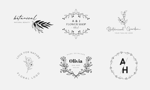 Floral Logo - Free Vectors & PSDs to Download