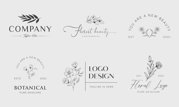 Floral Logo - Free Vectors & PSDs to Download