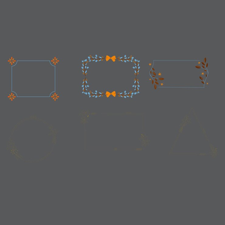 Vector 금색 다각형 프레임 을 가진 로터스 꽃 의 식물성 꽃줄기