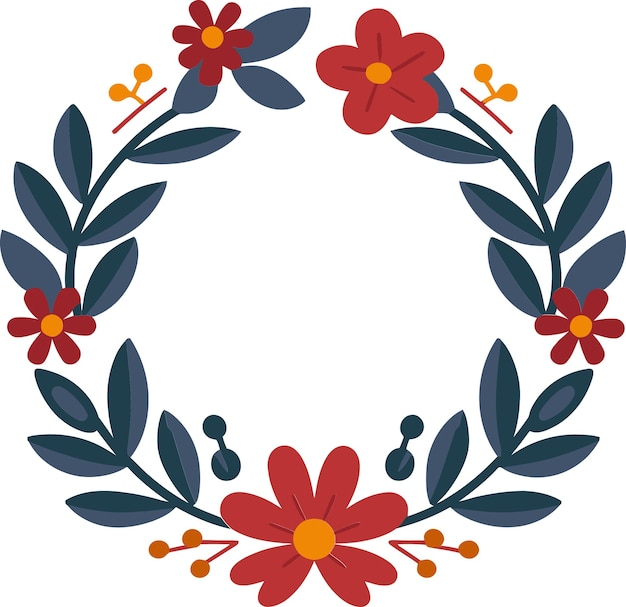 Botanical Hoops Brilliance Vectorized WreathsWreath Vector Extravaganza Holiday Delights