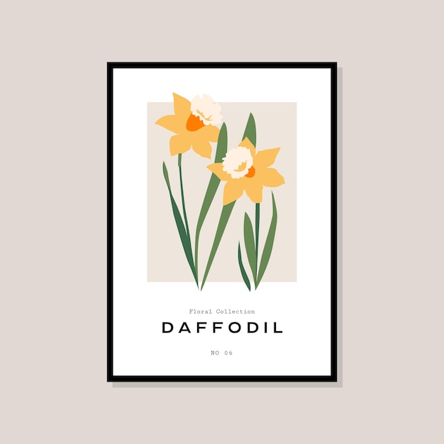 Botanical illustration print poster for your wall art collection