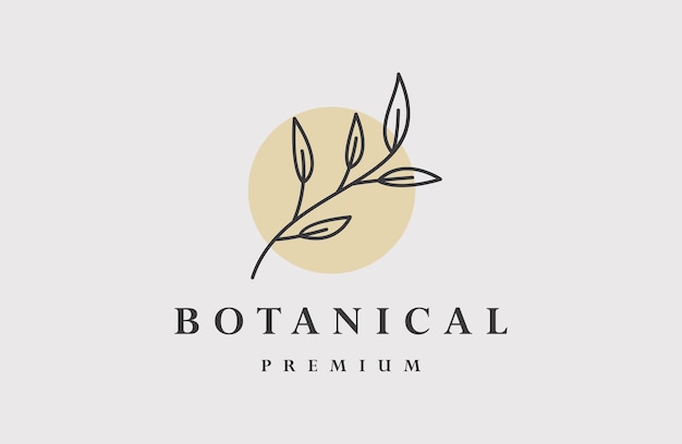 Premium Vector | Botanical logo icon design template vector illustration