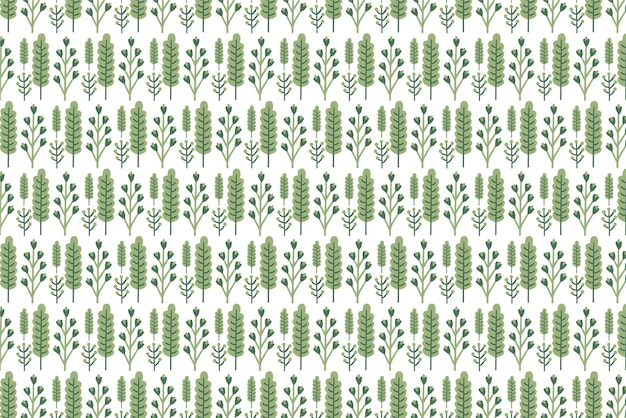 botanical seamless pattern design vector