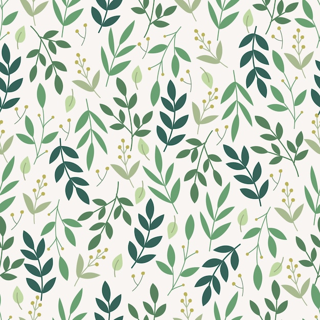 Vector botanical seamless pattern. floral background.