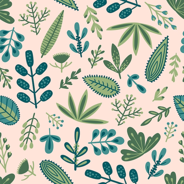 식물 원활한 패턴