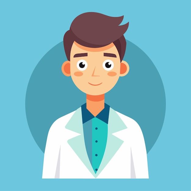 Botanist Vector Character in platte stijl