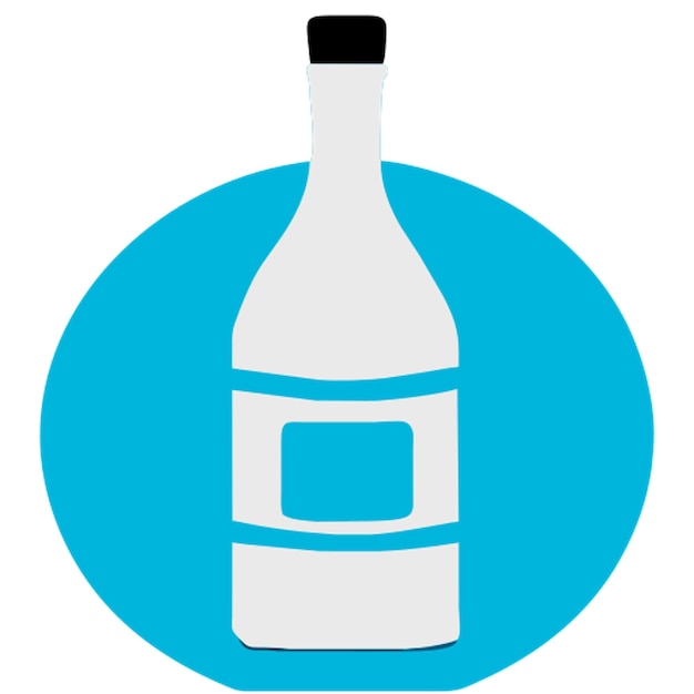 Vector botella de vinagre icon
