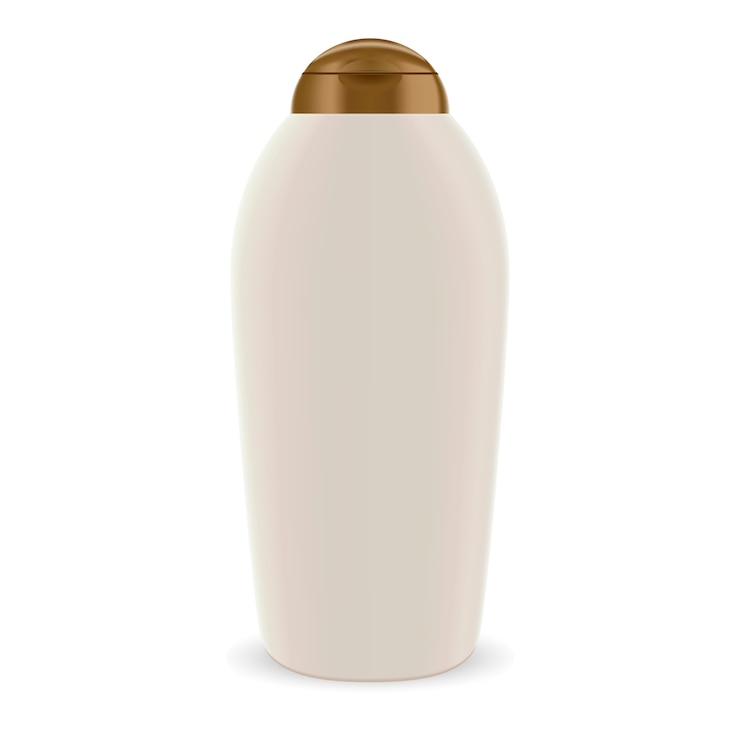 Vector bottle for cosmetic shampoo. shower gel mock up