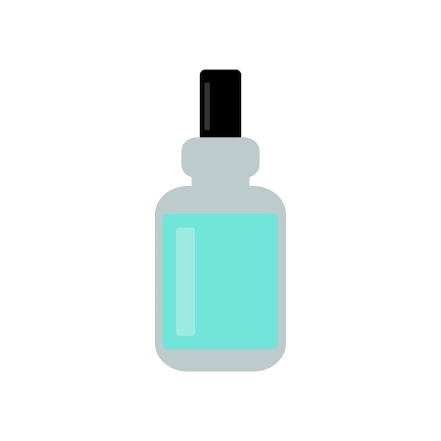 Bottle cosmetics silhouette vector isolated