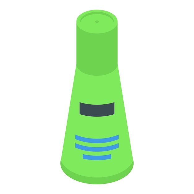 Vector bottle deodorant smell icon isometric vector flask deo pack