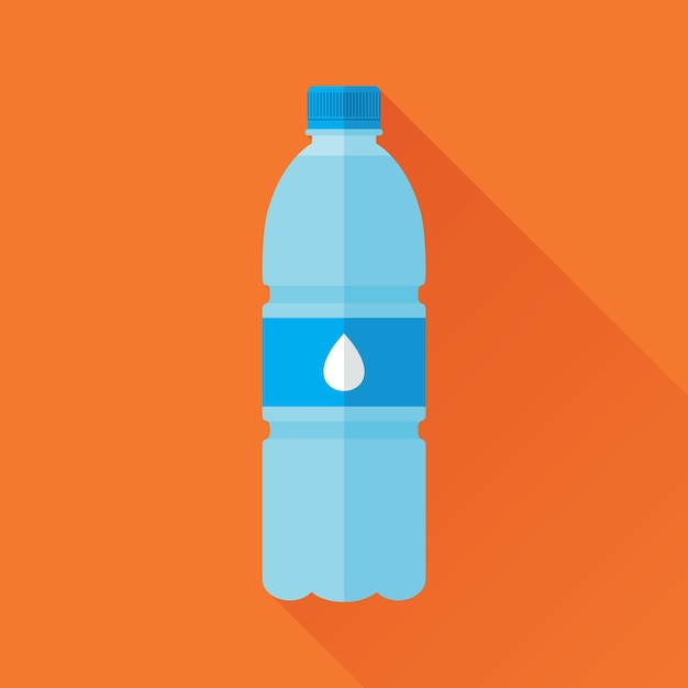 Bottle of Fresh Water Flat Icon