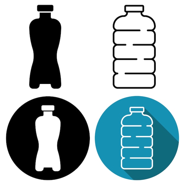 бутылка значок вектор шаблон иллюстрации дизайн логотипа
