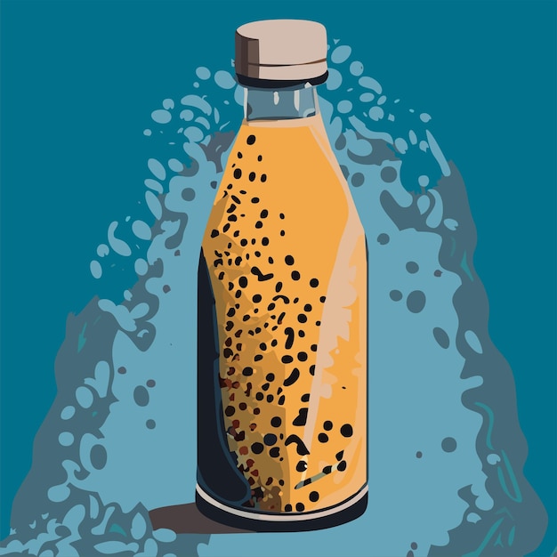 Vector bottle illustration vector