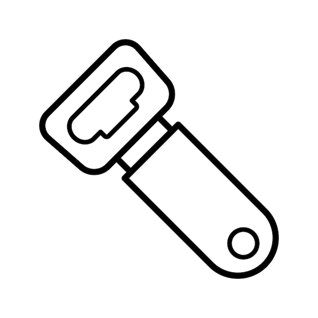 bottle opener icon design vector template