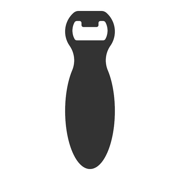 Vector bottle opener icon vector