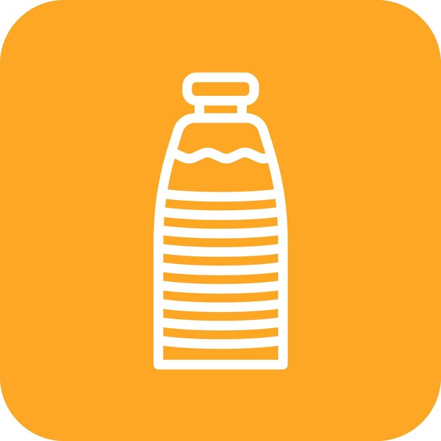 Vector bottle vector icon illustration of autumn iconset