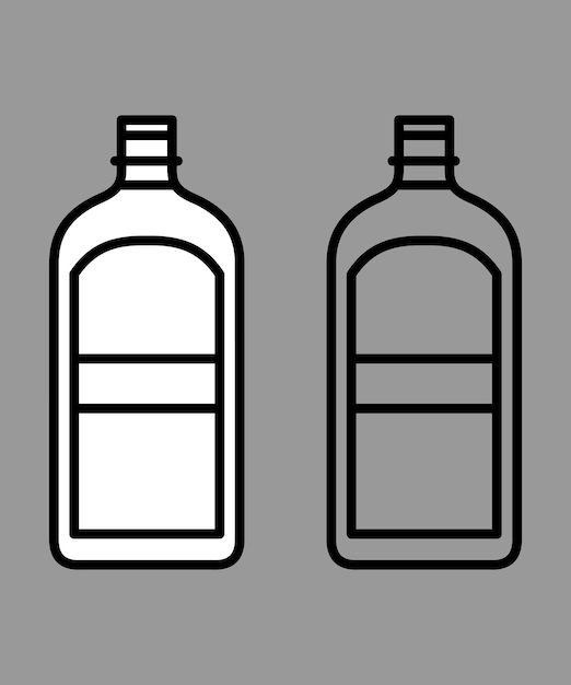 Vector bottle vector icon10