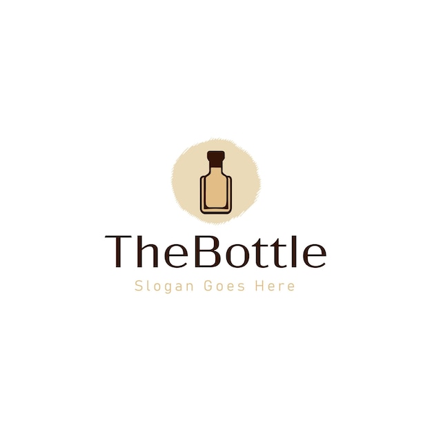 Bottle Vector Logo Design