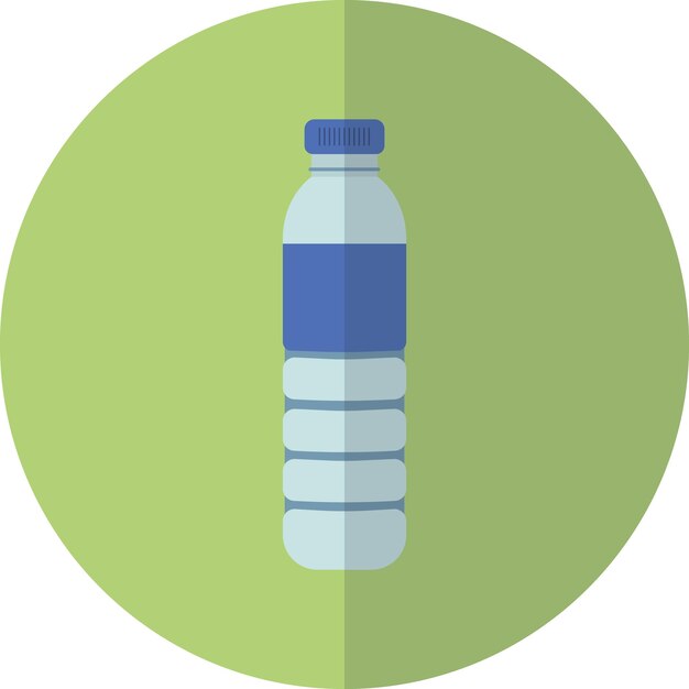 Vector bottle of water