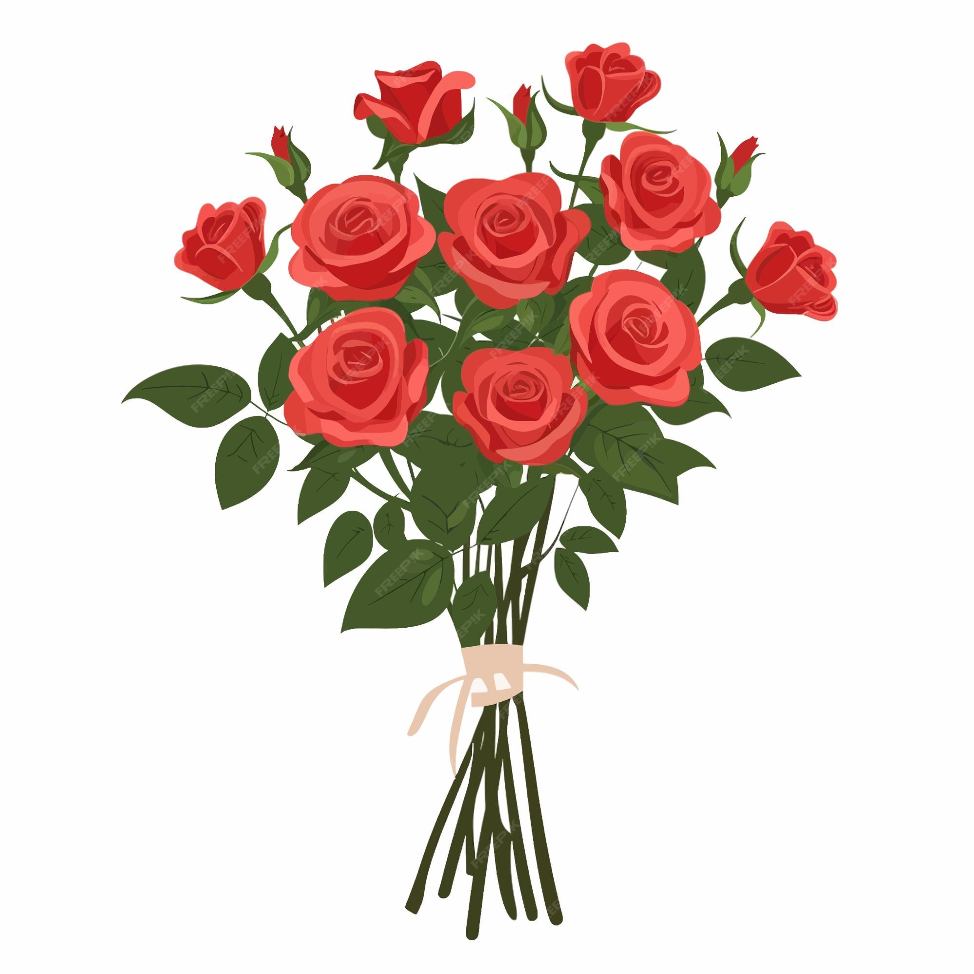 premium-vector-bouquet-of-red-roses-valentines-day-109