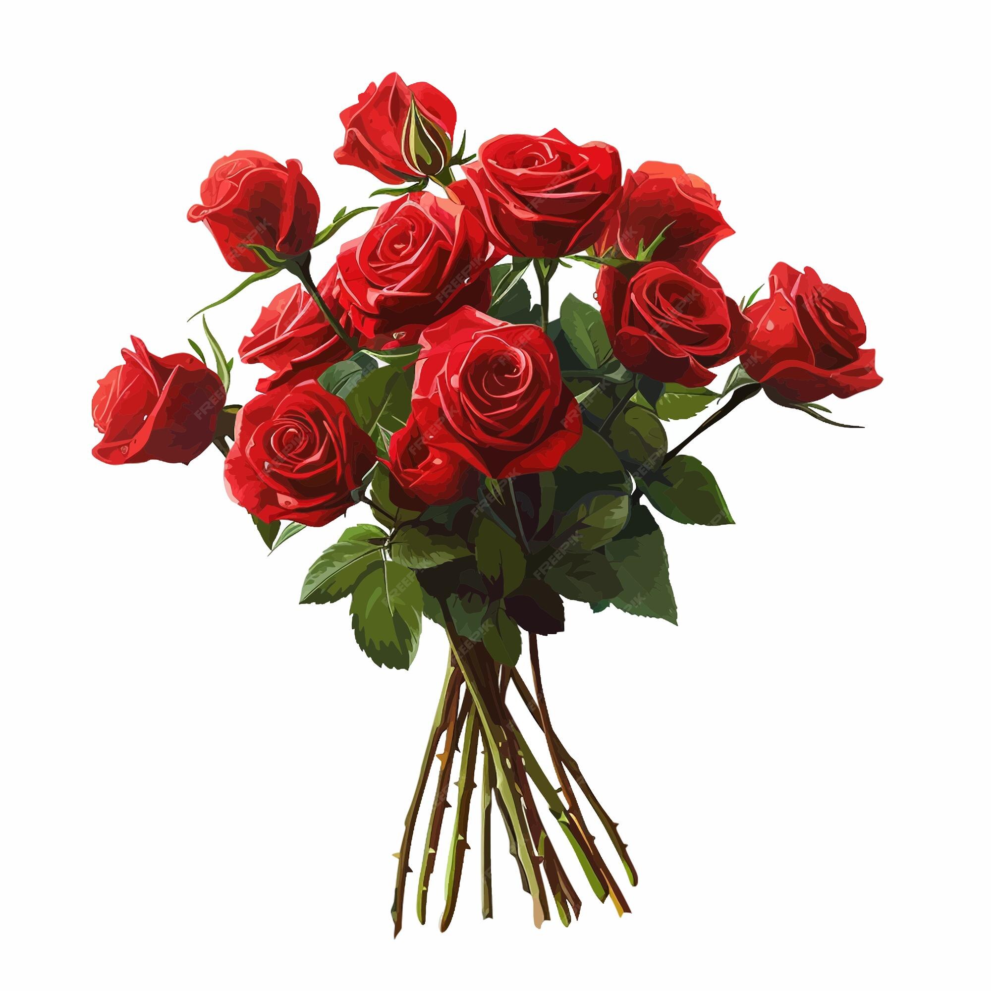 premium-vector-bouquet-of-red-roses-valentines-day-81