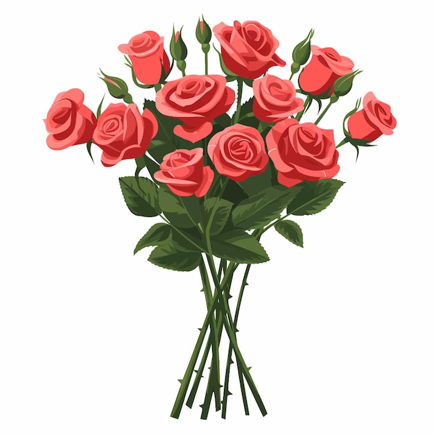 Bouquet van rode rozen Valentijnsdag 45