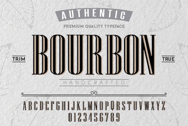 Carattere bourbon