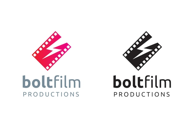 Vector bout film logo sjabloon